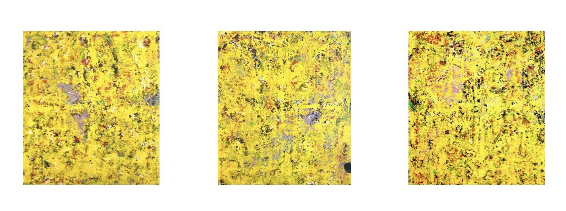 Paul Olivier No. 16, 17 und 18 | Acryl auf Leinwand (je 180 x 160 cm), 2022